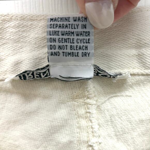 Irene Allison Jeans, Off White 80s 90s High Rise VTG Mom Jeans, Women’s Size 14 - Picture 4 of 4